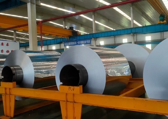 Buy 6061-0 5182 8011 Food Aluminum Foil Coil Paper 11 12 30 35 38 Micron Jumbo Roll online manufacture