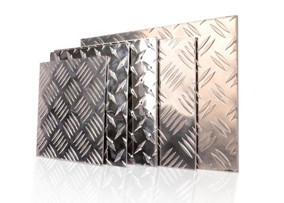 Buy 6005 6061 3003-H22 Aluminum Diamond Plate Alloy Boat Floor 5 Bar Polished online manufacture