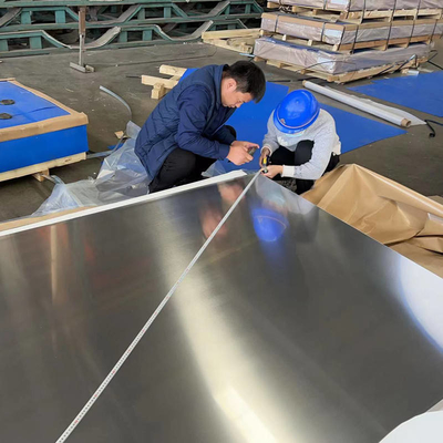 Buy 1200 X 2400 Wall Aluminium Sheet Plate 0.1mm 0.5 mm 0.3mm 0.7mm 0.8 mm 1050 1060 1100 online manufacture