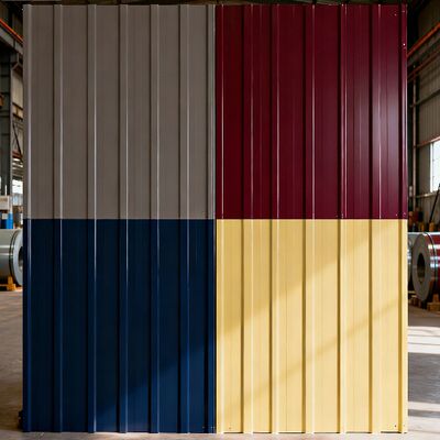 buy Hot Dipped Galvanized Colour Coated Steel Sheet High Strength Uniform Coating online manufacture