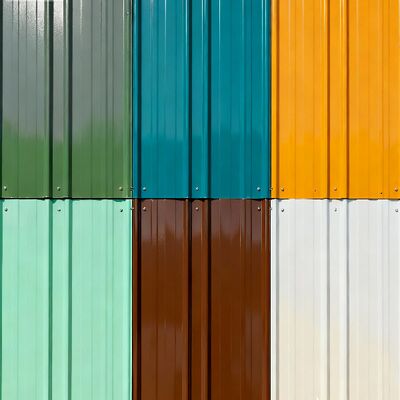buy Anti Corrosion Color Coated Steel Sheets For Outdoor Construction Use online manufacture