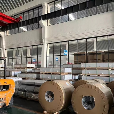 Mirror Embossed Aluminum Steel Coil Polish Finished 3003 0.2mm For Building