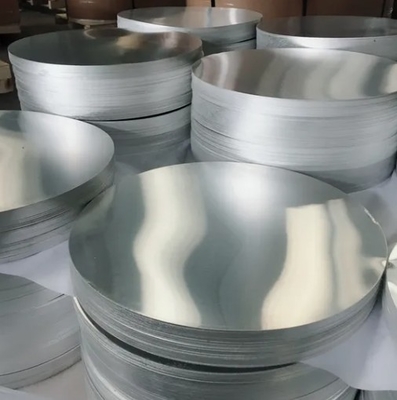 1050 1060 1100 3003 1070 8011 Round Aluminum Circle Plate 0.15mm-500mm Customized for Cookwares